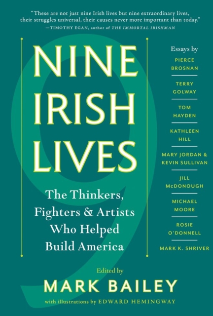 Book Cover. Nine Irish Lives